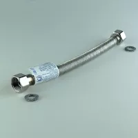 Сильфонная подводка для воды 3/4" г/г 150-300 см