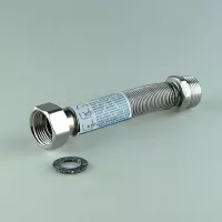 Сильфонная подводка для воды 3/4" г/ш 100-200 см