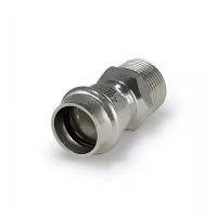 ZEISSLER Пресс-фитинг 15х3/4 из нержавеющей стали наружная резьба