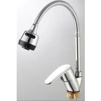 SOLONE Смеситель для кухни с гибким изливом . KAG-4050